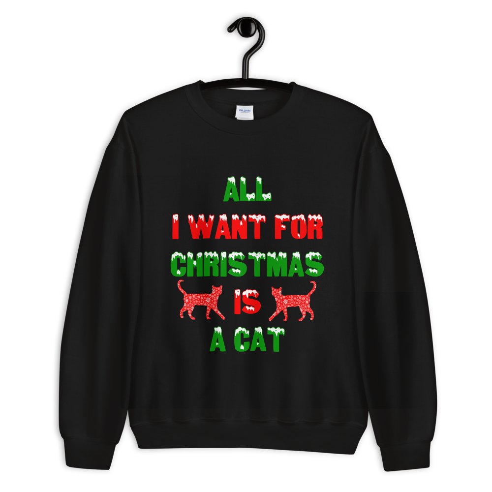 kitten christmas sweater