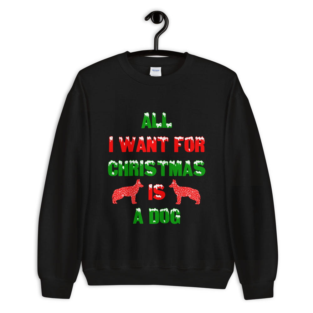 German shepherd Christmas sweater