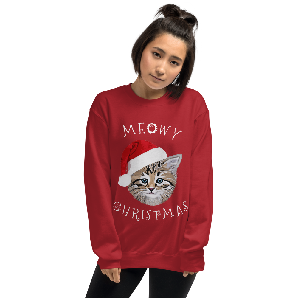 kitty christmas sweater
