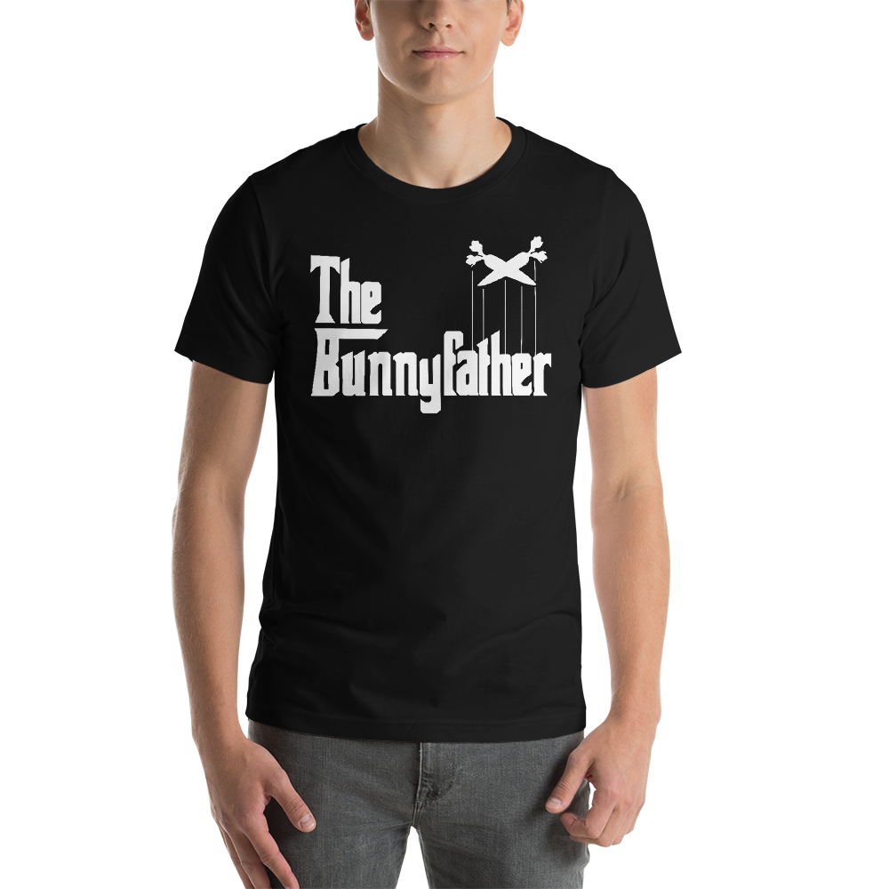 Bunny dad shirt in black