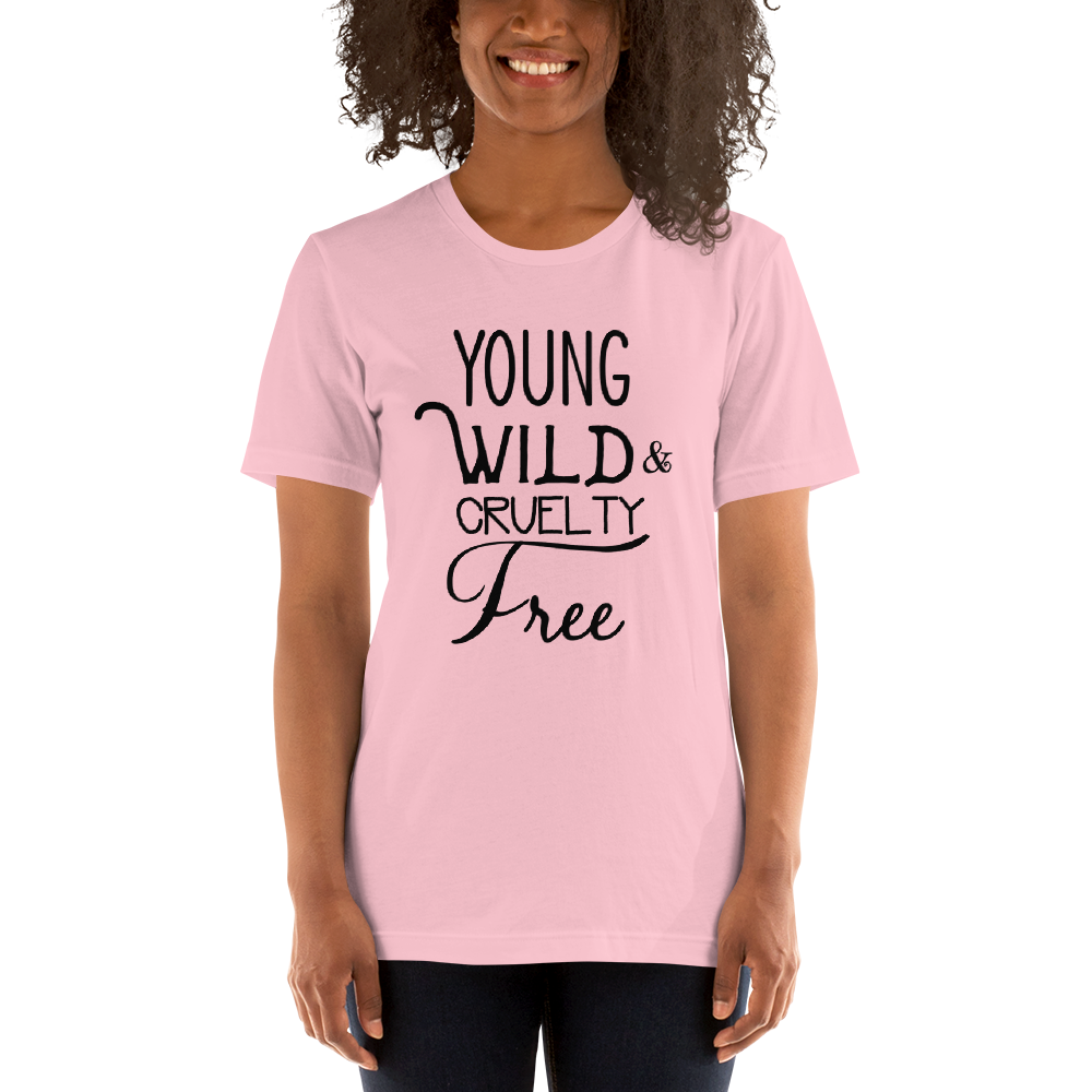 Cruelty free shirt in pink