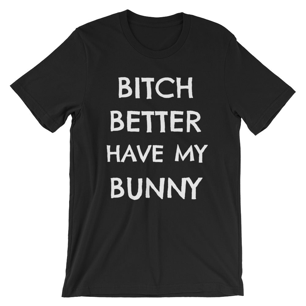 rabbit shirt in black