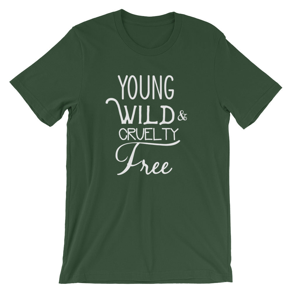 Cruelty free shirt in green