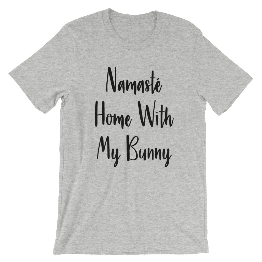 Namaste home with my bunny shirt