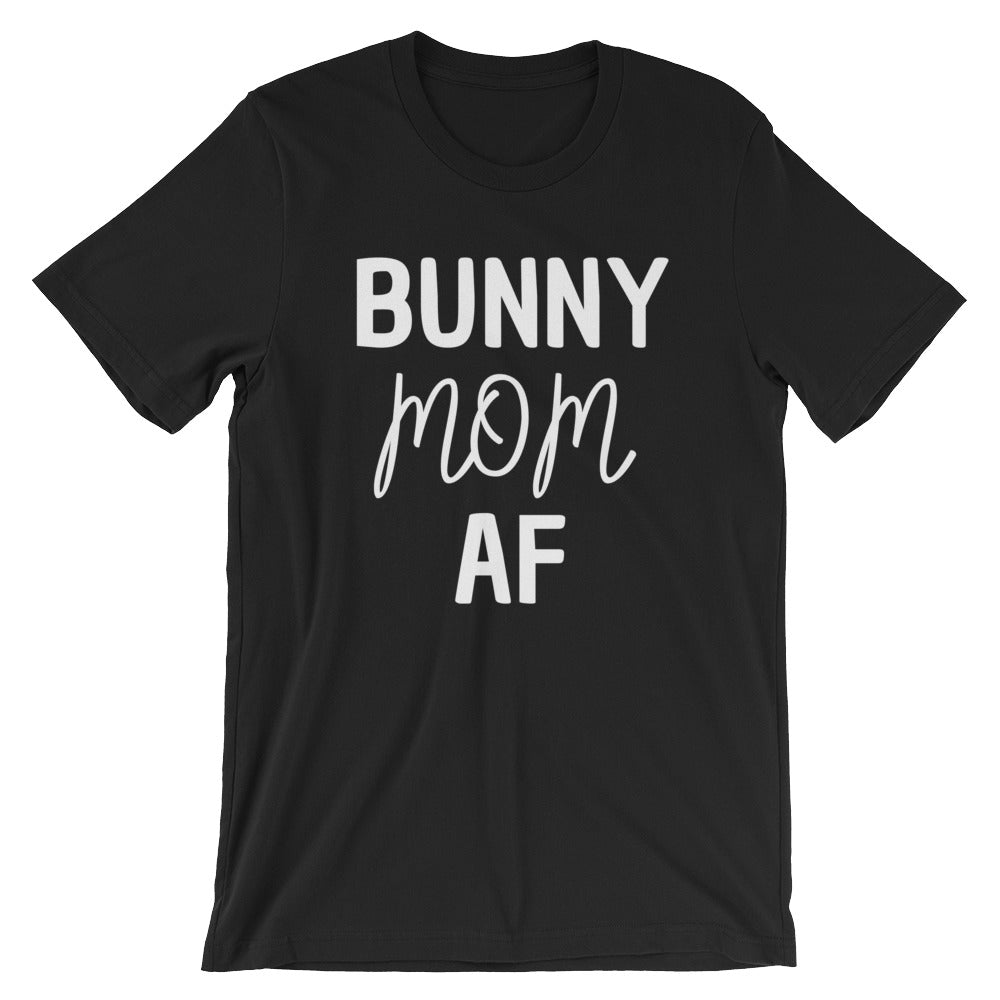 Bunny mom shirt in black