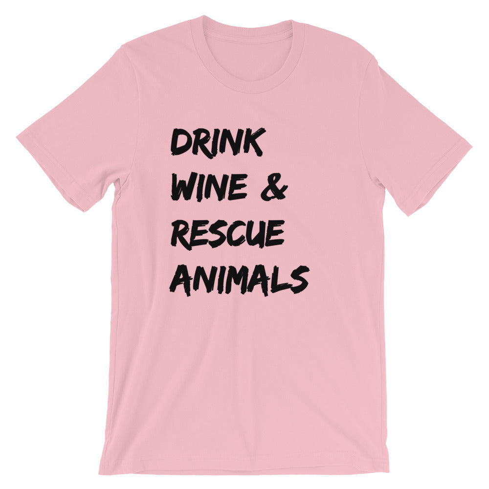 Animal rescue shirt in pink