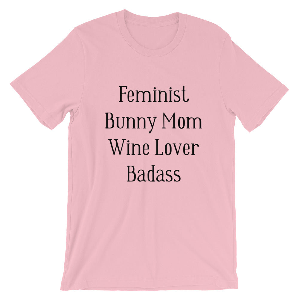Bunny mom t-shirt in pink