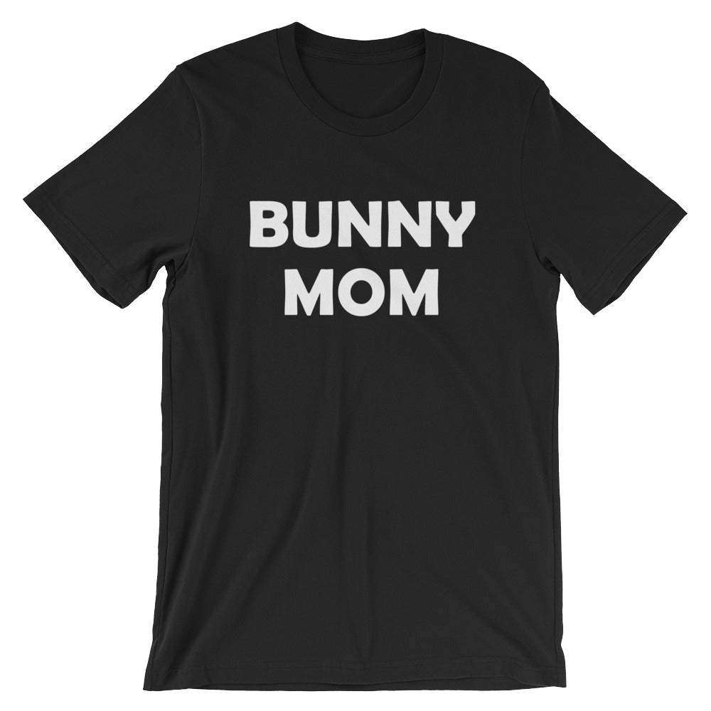 Bunny mom shirt in black