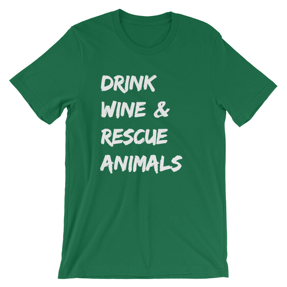 Animal rescue shirt in green