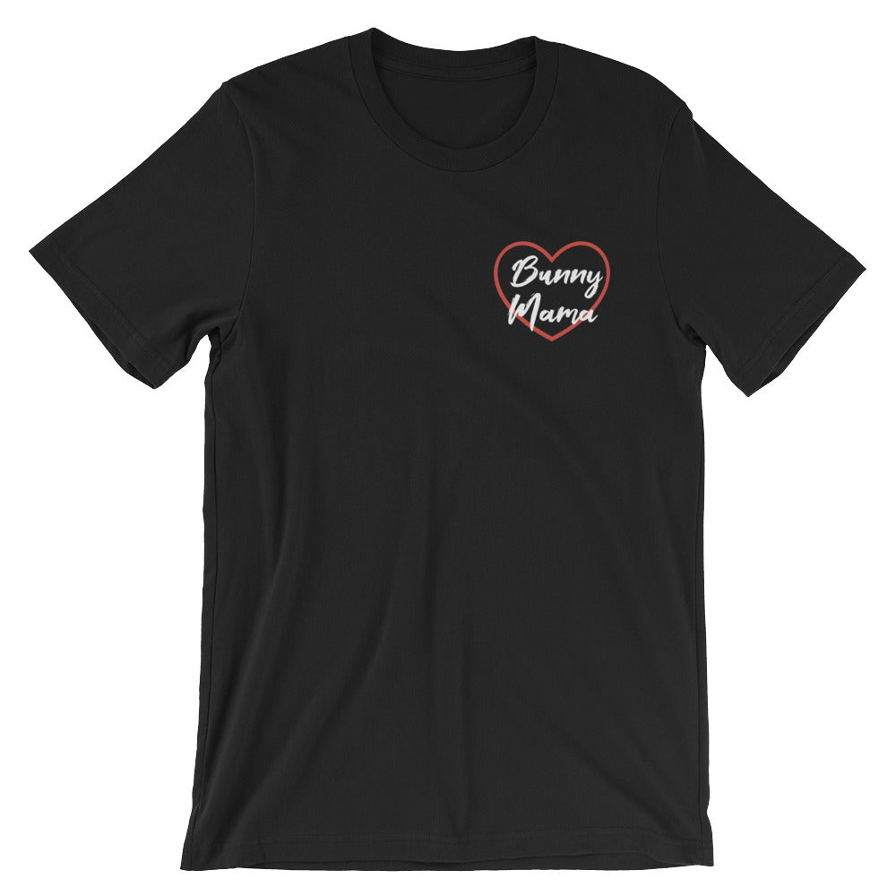Bunny mom shirt in black