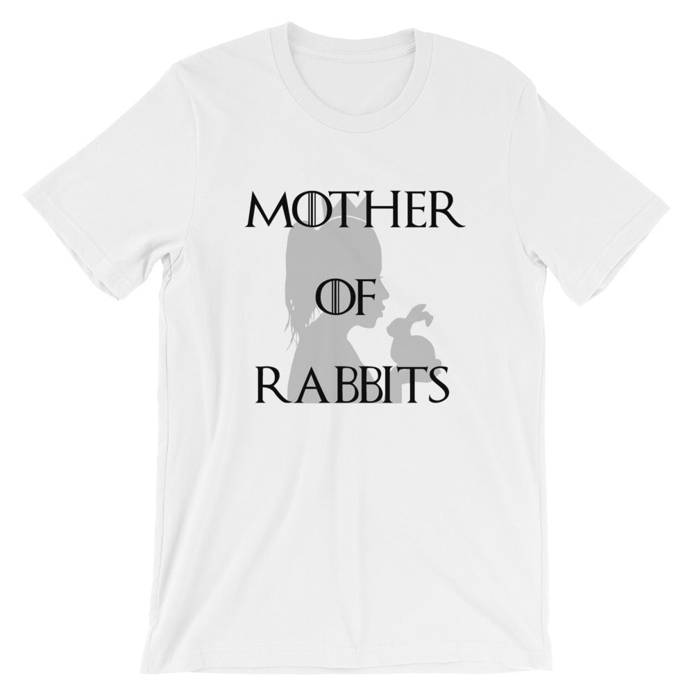 Mother of rabbits shirt in white