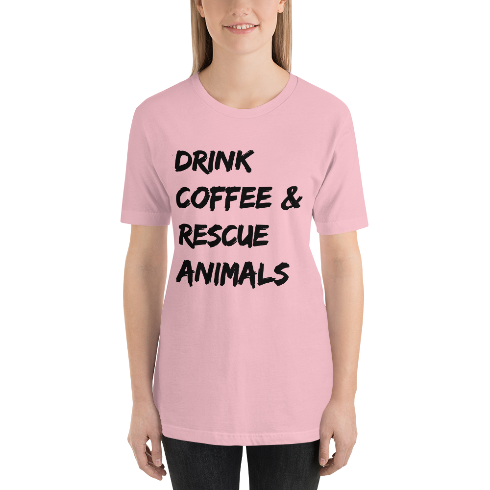 Animal rescue shirt in pink