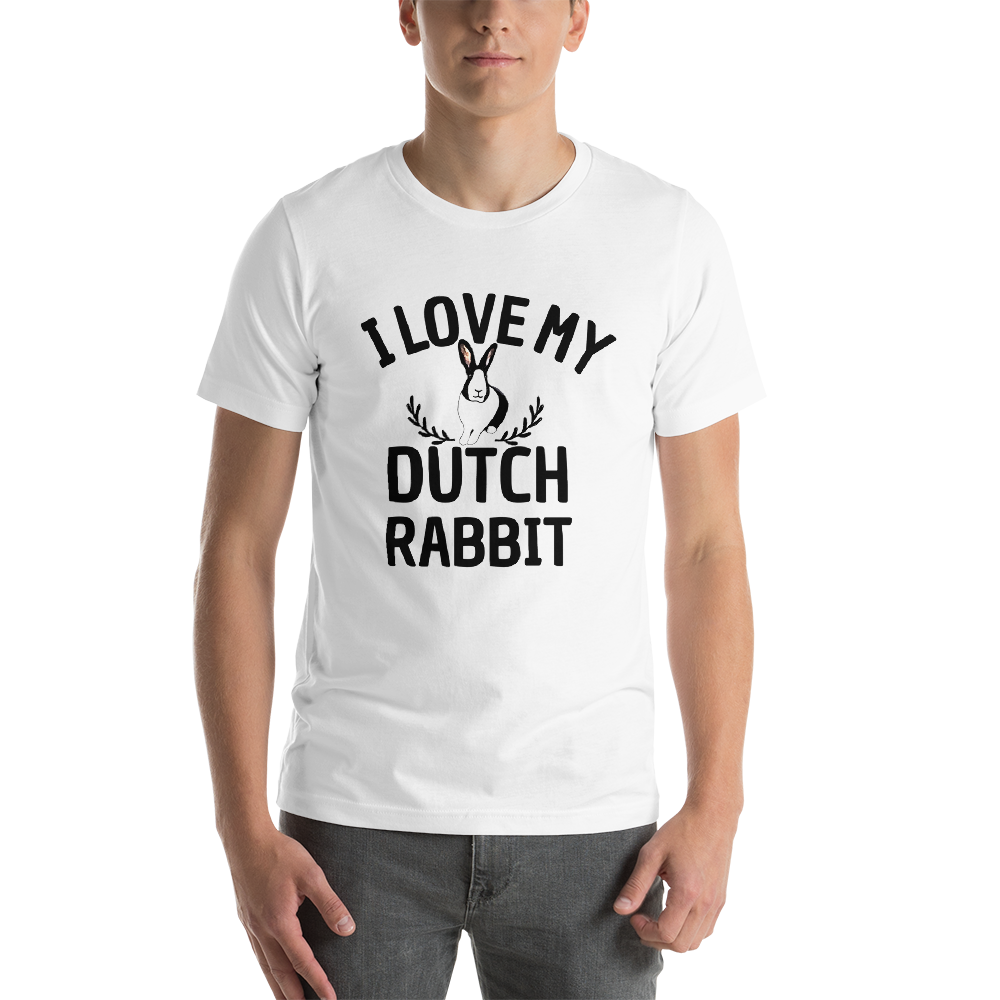 Dutch rabbit shirt in white
