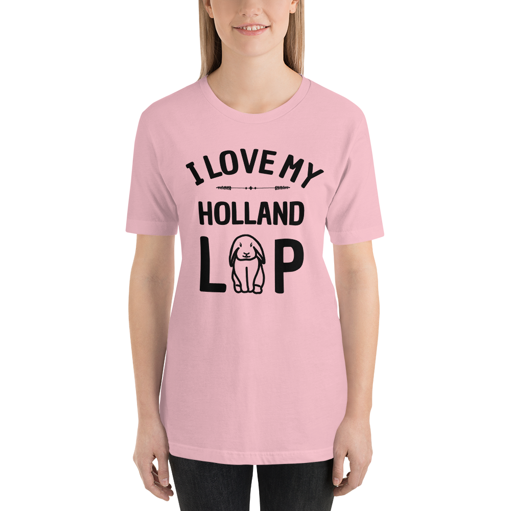 Holland lop shirt in pink