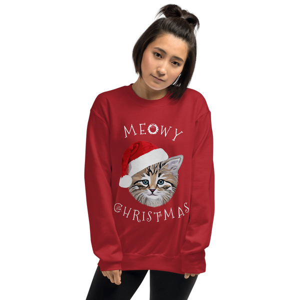 kitty christmas sweater