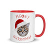 kitty christmas mug