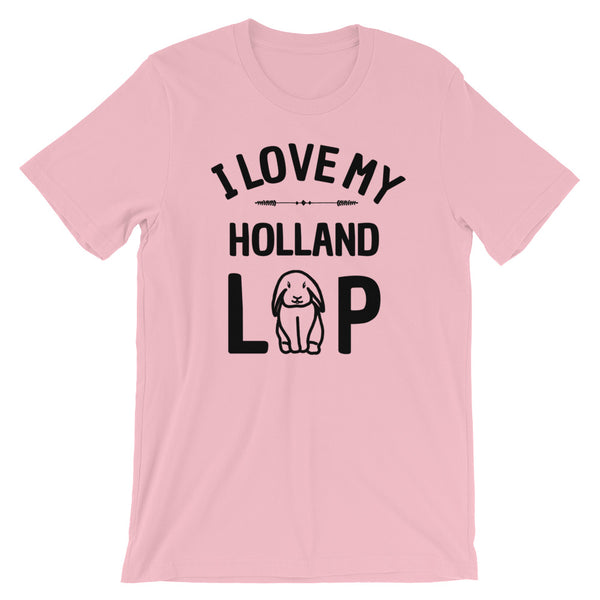 Holland lop shirt in pink