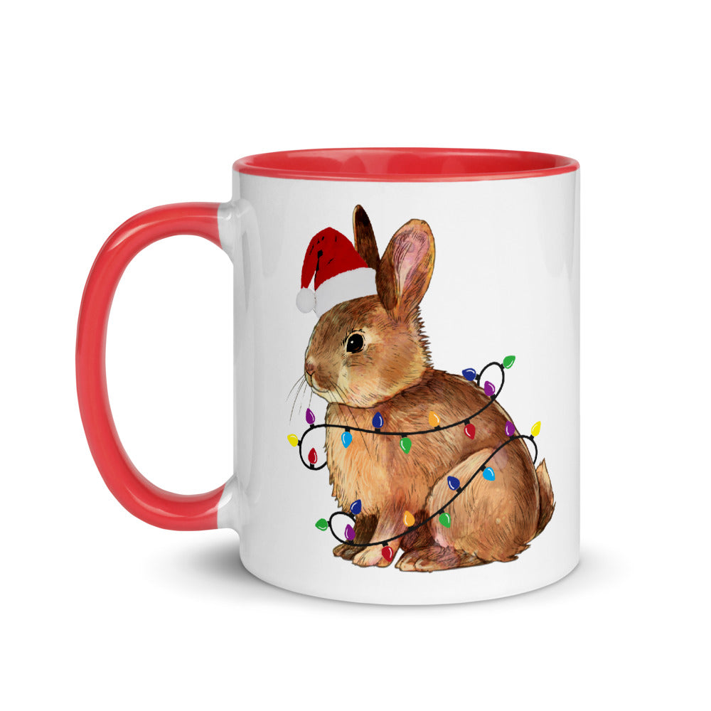 Rabbit christmas mug