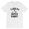 Dutch rabbit shirt in white
