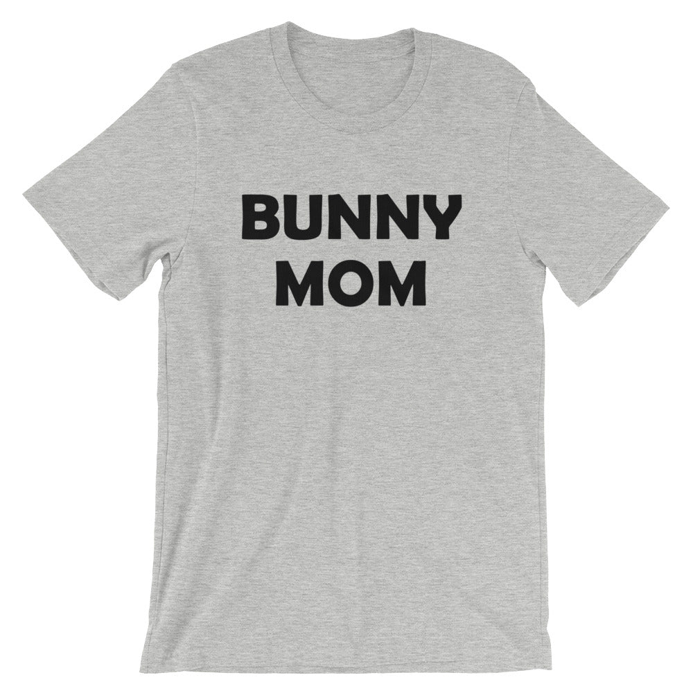 Bunny mom t-shirt in gray