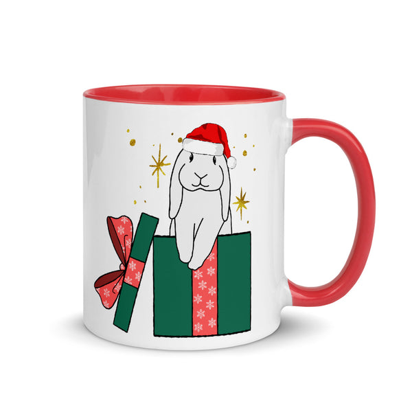 Rabbit christmas mug