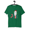 Christmas bunny shirt in green