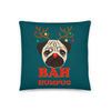 pug christmas pillow