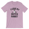 Dutch rabbit shirt in purple