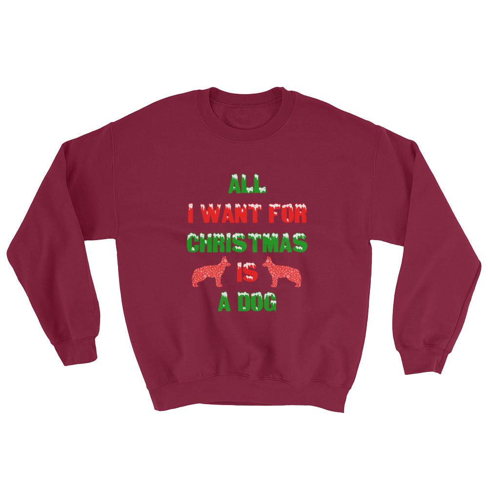 German shepherd Christmas sweater