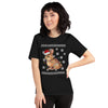 Christmas bunny shirt in black