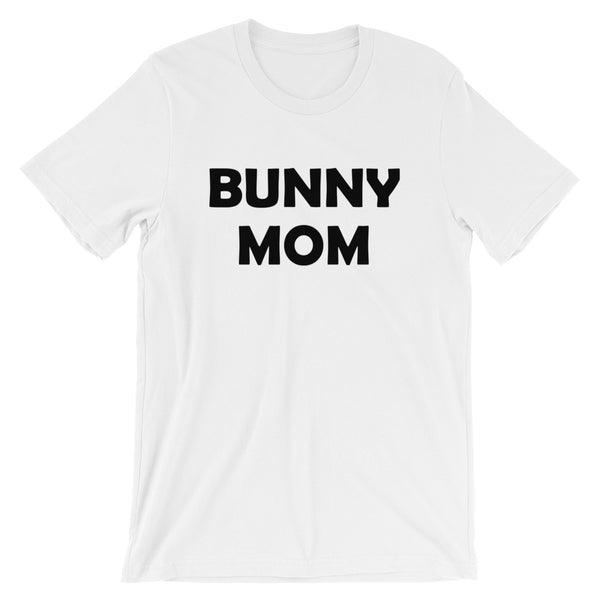 Bunny mom t-shirt in white