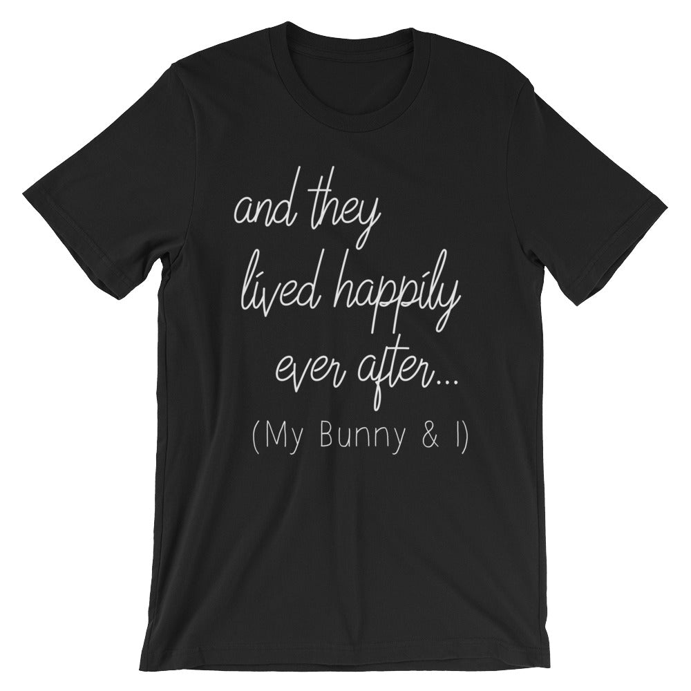 rabbit shirt in black