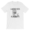 Mother of rabbits shirt in white